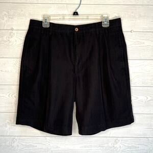 Caribbean Joe Men's black walking/dress/golf shorts size 34